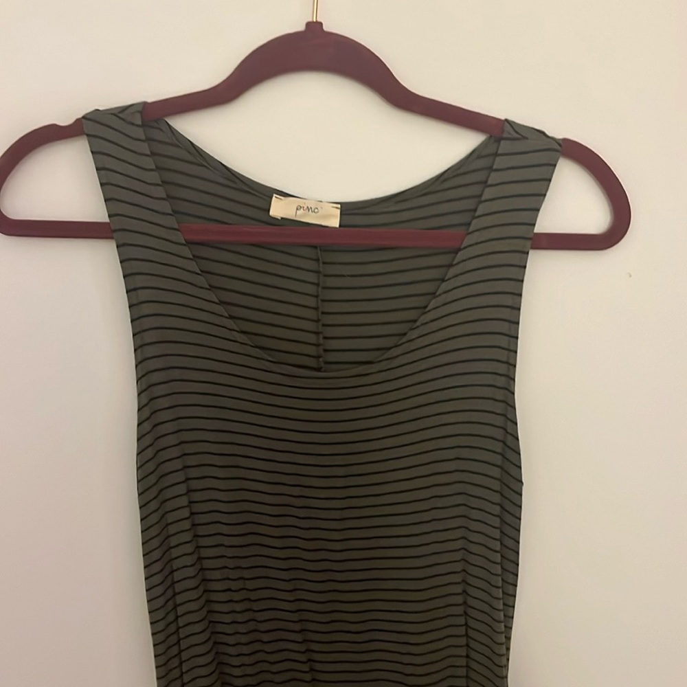 Black Striped Dress